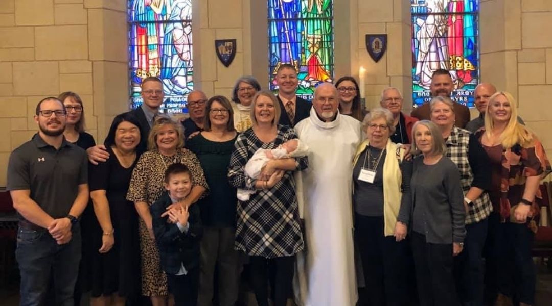 Baptism Family Image